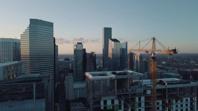 Houston, Texas Construction - Cinematic Aerial Fly Through