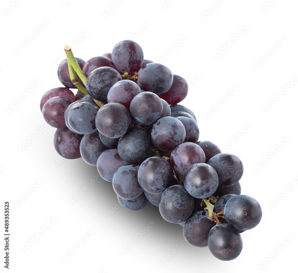 A bunch of grape fruit isolated on white background.