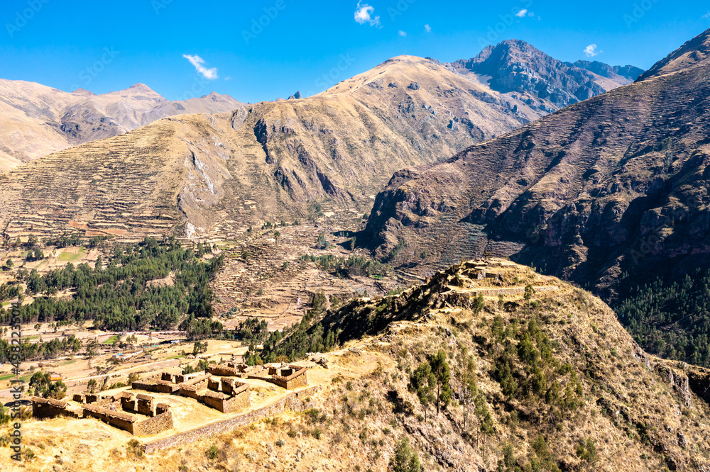 秘鲁库斯科地区的印加古镇马丘·皮图马尔卡