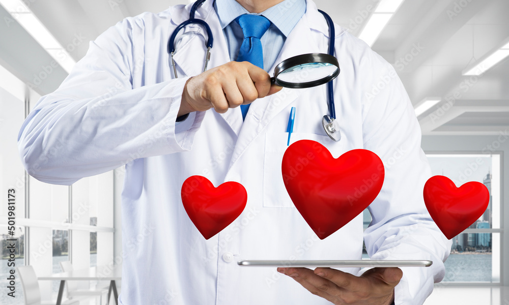 Cardio health care concept