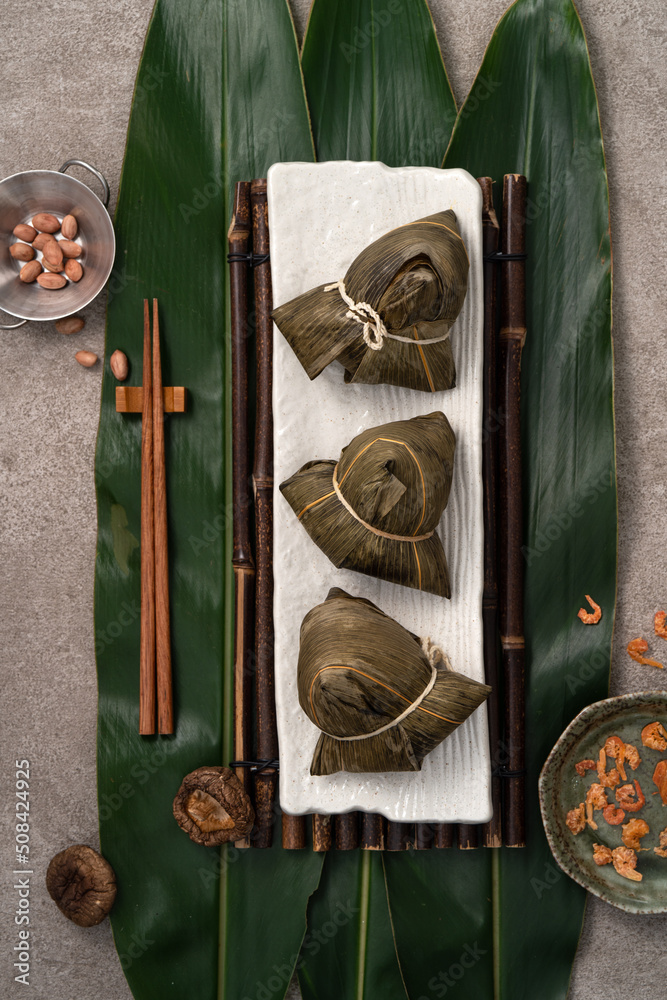 Zongzi, rice dumpling for Duanwu Dragon Boat Festival food.