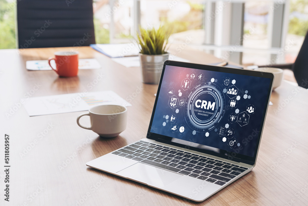 用于CRM业务和企业的现代化计算机上的客户关系管理系统
