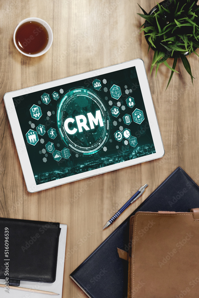 用于CRM业务和企业的现代化计算机上的客户关系管理系统