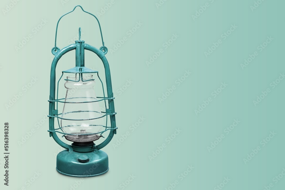 metal hurricane gas lanterns, camping light or interior decoration glass oil lamp,