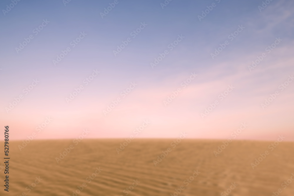 Idyllic shot of sand in desert during sunset