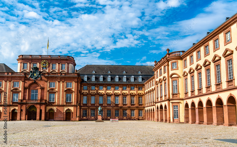 德国巴登符腾堡州曼海姆巴洛克宫殿