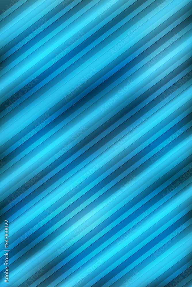 蓝色渐变背景，激光线运动的抽象设计概念