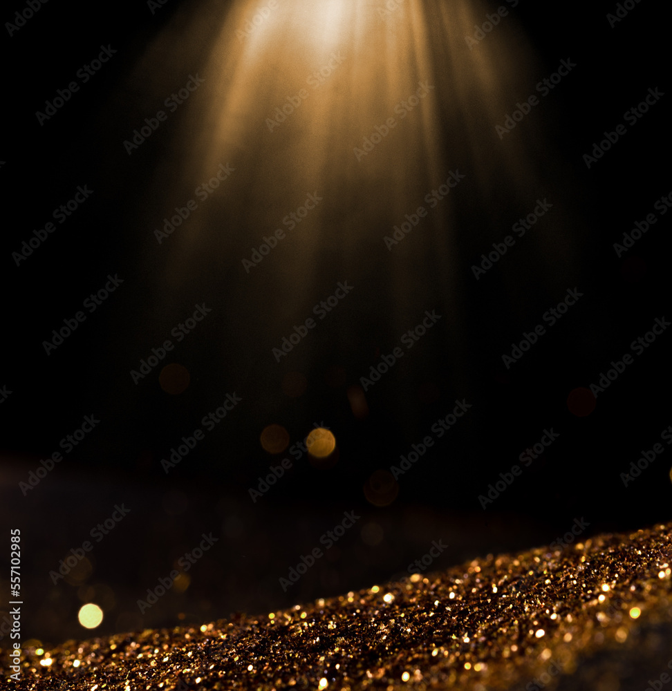 Bokeh Abstract Background with Glitter Lights. Blurred Soft vintage coloredBokeh Abstract Background