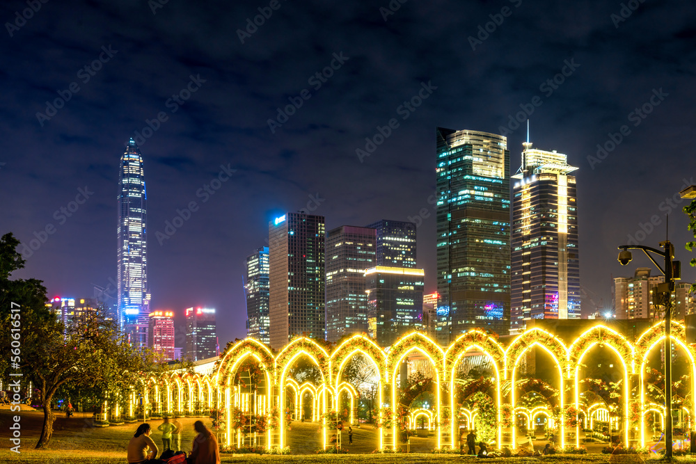 深圳城市夜景写作