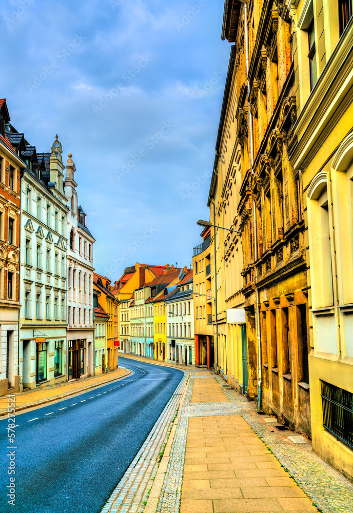 Street in the old town of Goerlitz in Germany