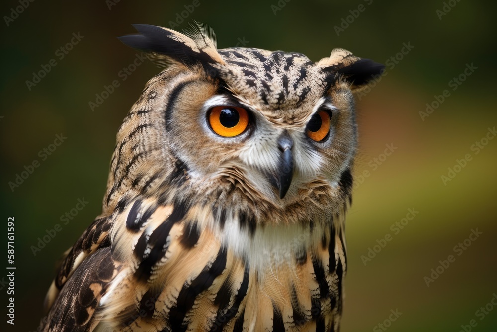 One type of eagle owl is the Eurasian eagle owl (Bubo bubo). In Europe, where it is the only member 