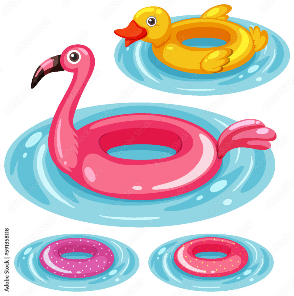 Inflatable Ring In Summer Theme Collection