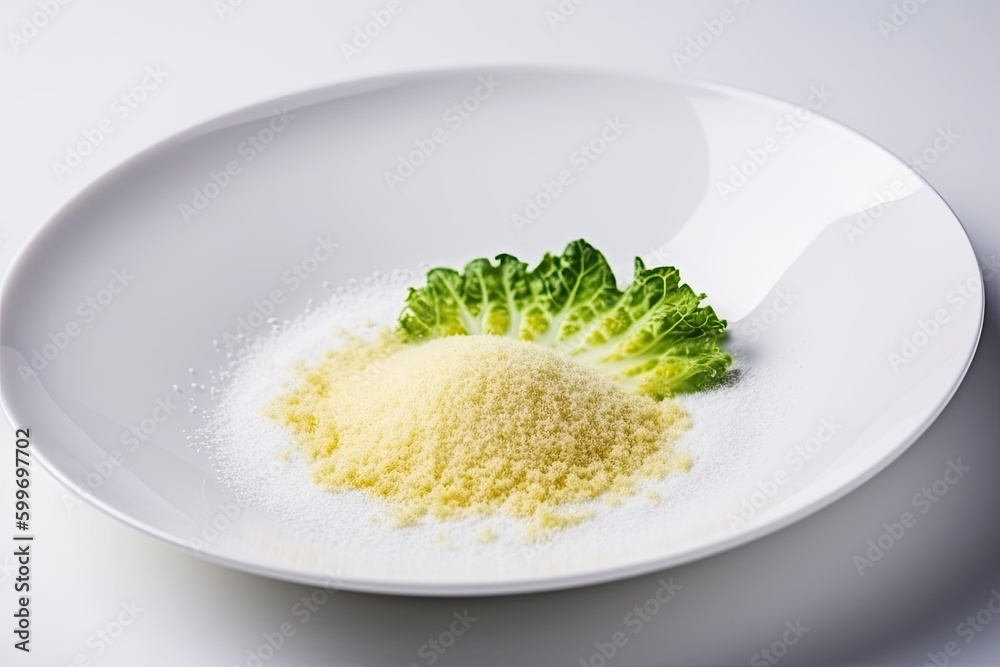 healthy and nutritious meal featuring broccoli on a white plate Generative AI
