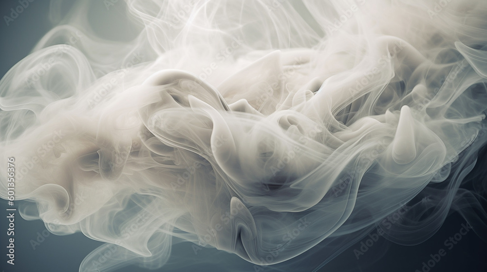 Smoke with background, 3d render,Generative, AI, Illustration.