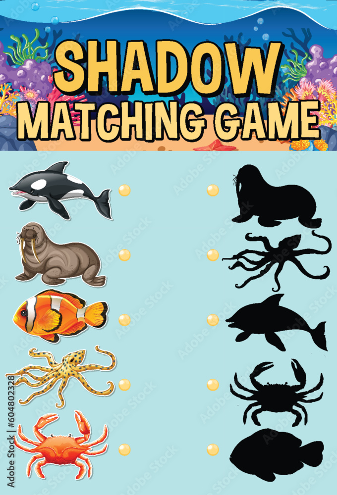 Shadow Matching Game Template