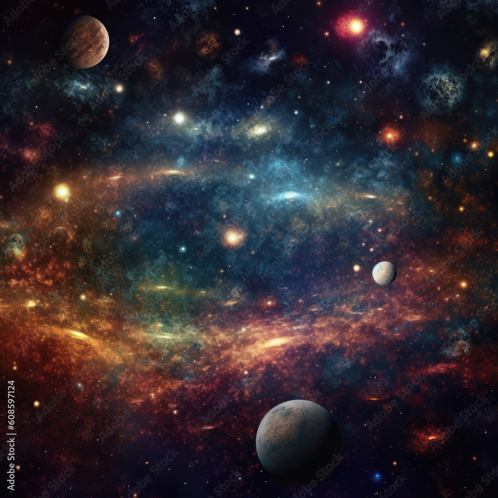 Cosmic art. The element of this image provided by NASA.