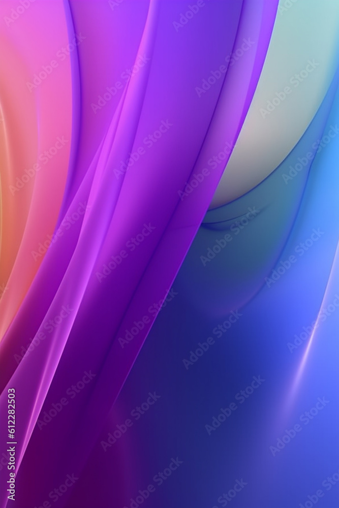 Violet wavy gradient soft fabric texture abstract background. Created with Generative AI technology