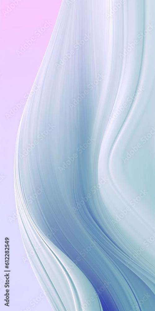 Soft blue gradient abstract curve fluid background. Created with Generative AI technology