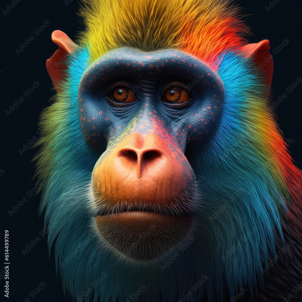 The truly beautiful Mandrill’s, Mandrills are considered old world monkeys and the males are the lar