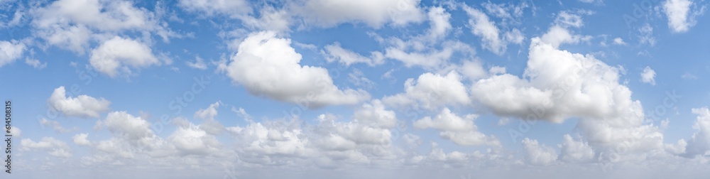 Cloud formation as panorama background