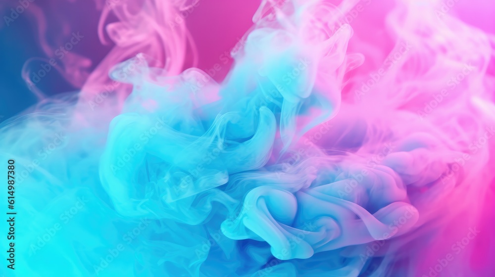 Colorful smoke clouds with a colorful background, Cloud and fog, Glowing color steam wallpaper.