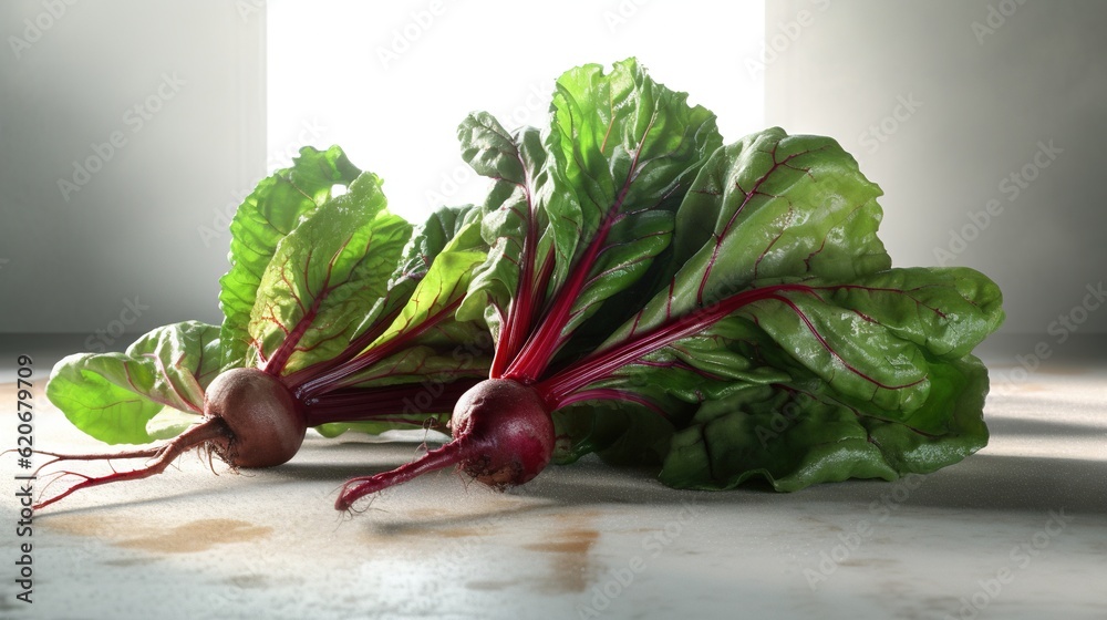  a group of lettuce and radishes sitting on a counter top next to each other on a counter top with s