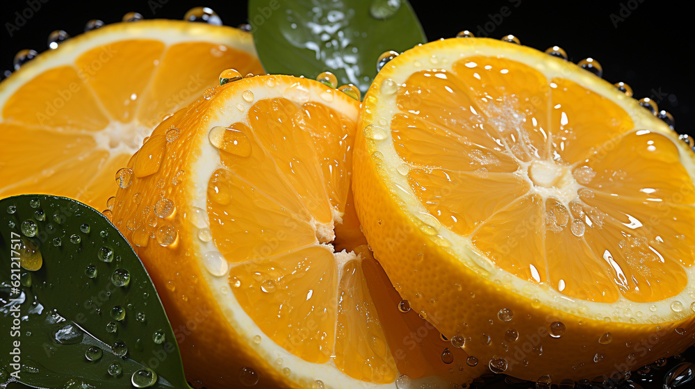 orange and lime  HD 8K wallpaper Stock Photographic Image