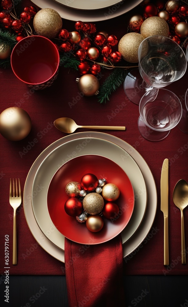 Merry Christmas dinner background