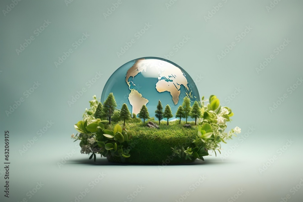 world environment and mother earth day concept