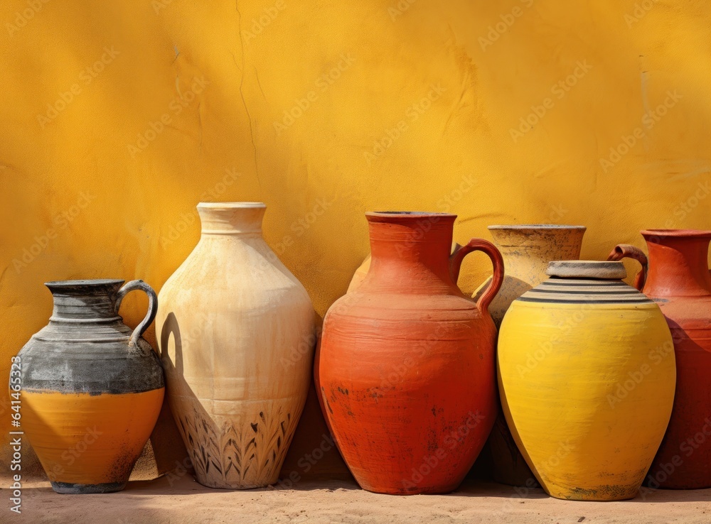 Vintage ceramic jars