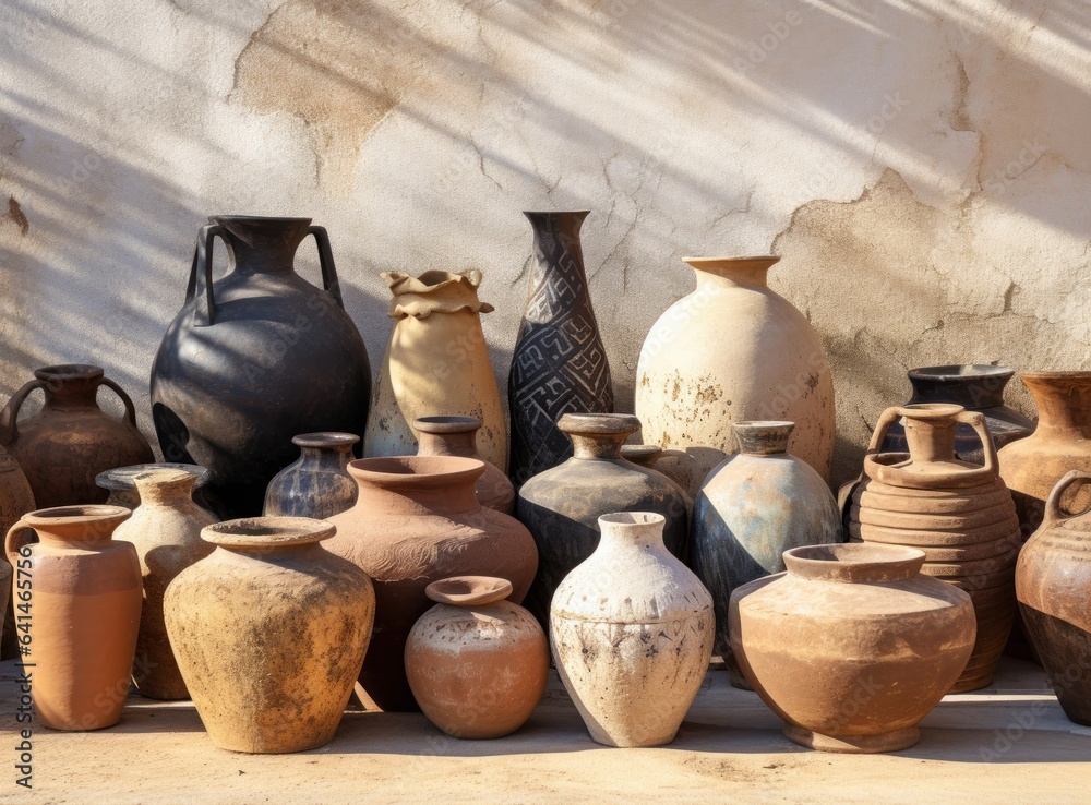 Vintage ceramic jars