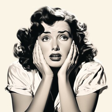 数字人工智能揭示 20 世纪 50 年代女性担忧表情背后隐藏的情绪