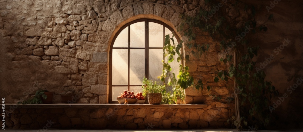 Cellar window with natural light