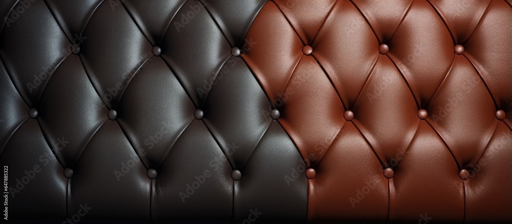 Leather pattern on upholstery background