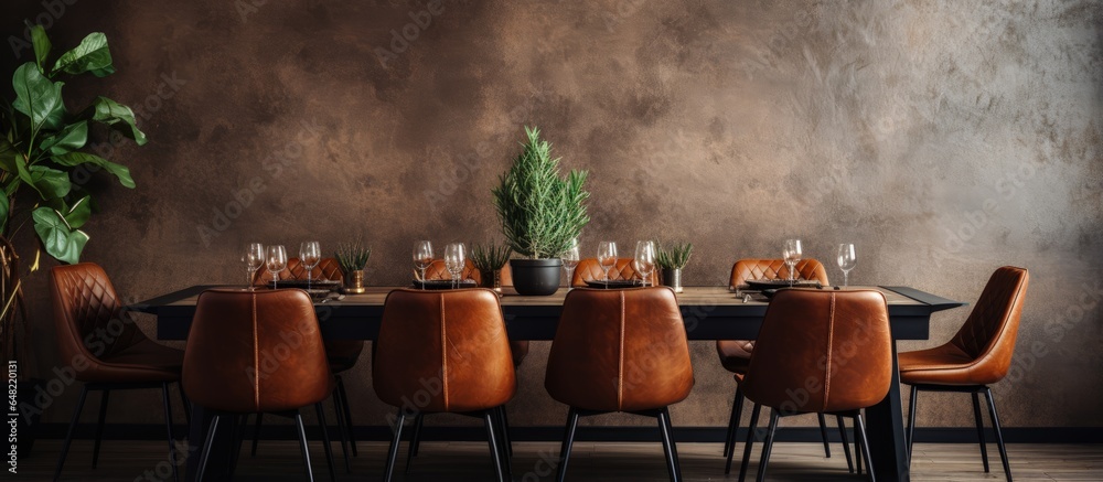 Restaurant furniture including the dining table