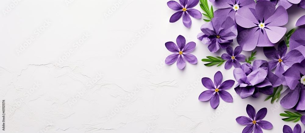 Circular fashion promotes the concept of recycling cloth with purple flowers under a recycling symbol in order to save the planet