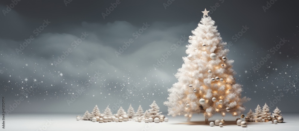 Christmas tree that is white