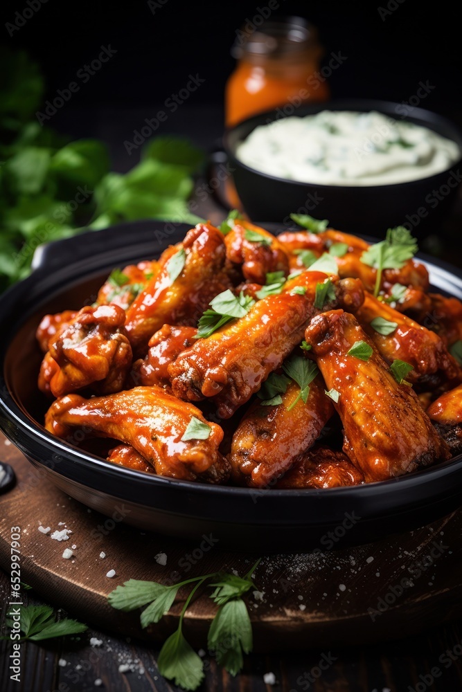 Spicy and flavorful Buffalo chicken wings