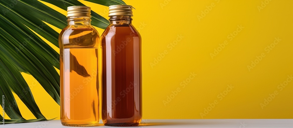 Plastic bottled vegetable oil sold in store contains palm oil