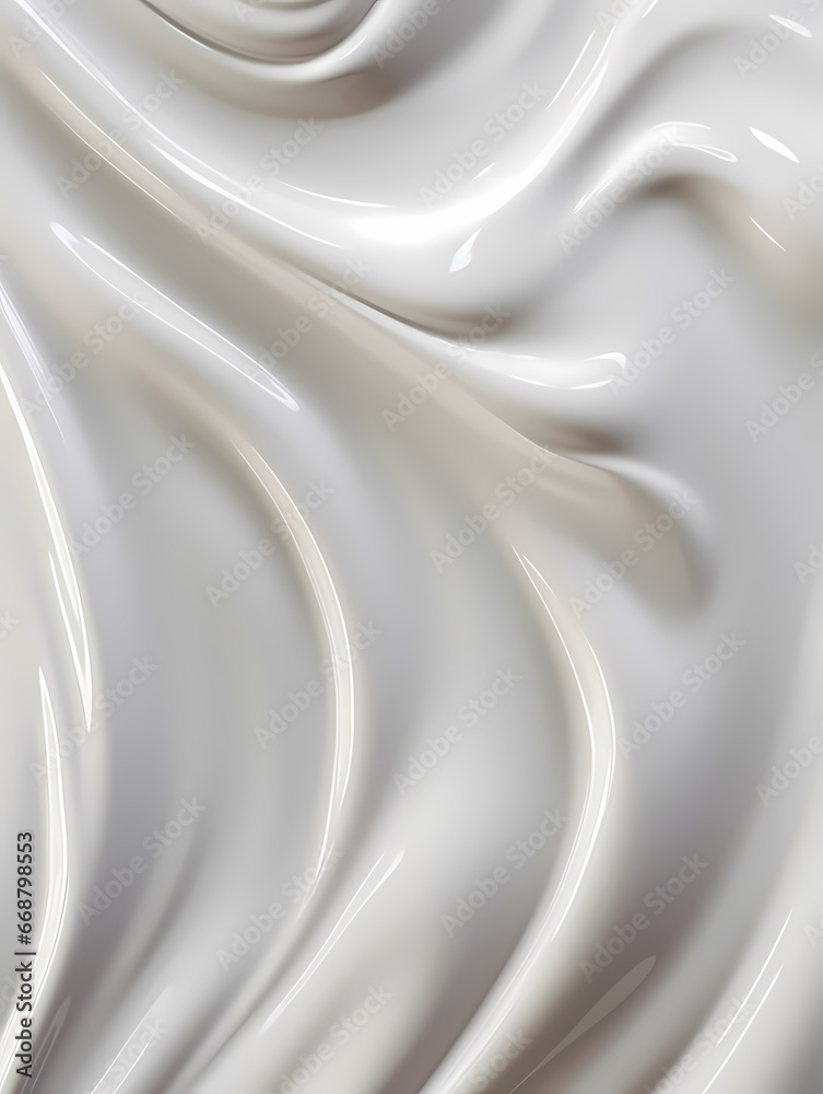 Milky white silky liquid PPT background poster wallpaper web page