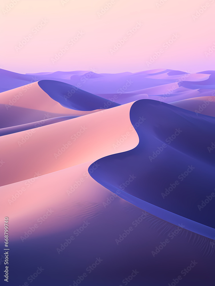 Purple desert PPT background poster wallpaper web page