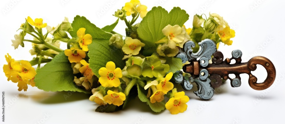 Moscow Russia May Pr mula Primrose Auricula Cowslip flowers called collars like old church keys