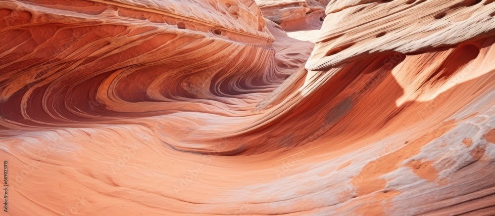 Sandstone displaying captivating erosion patterns resembling abstract fantasy art