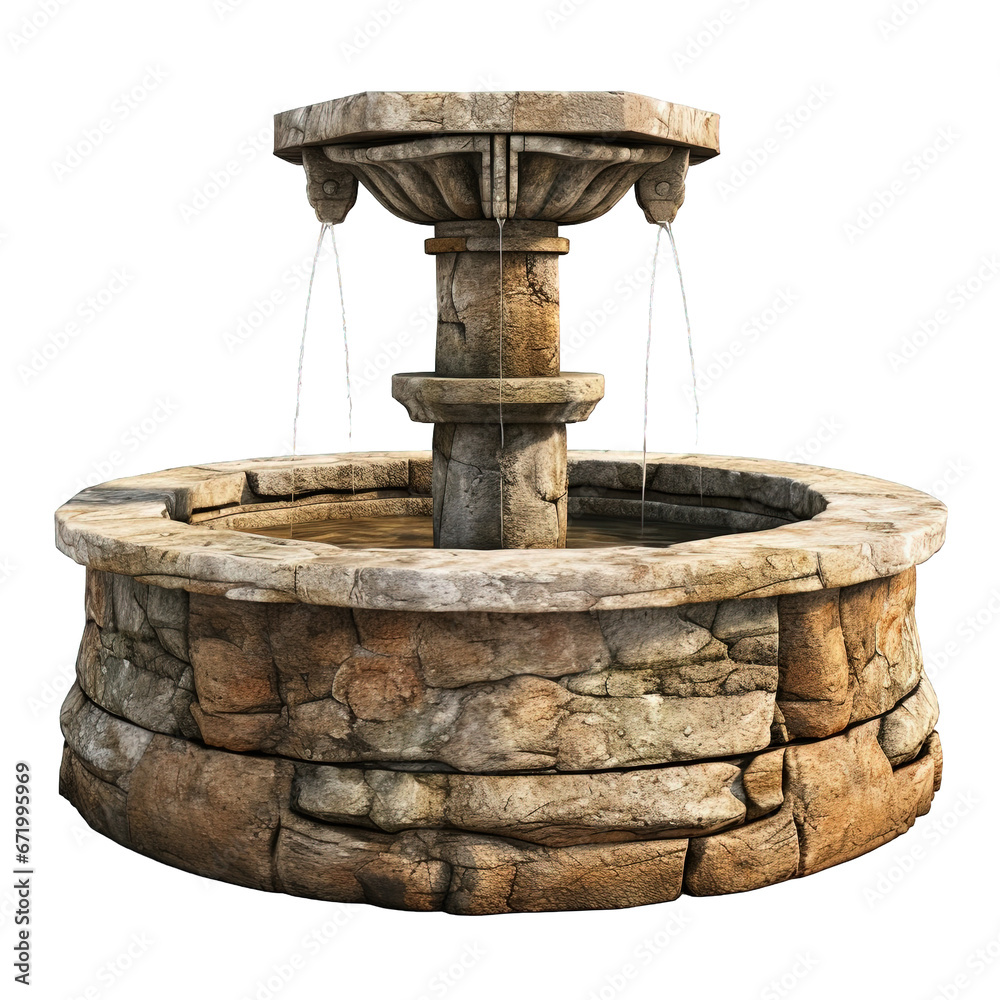 old water fountain