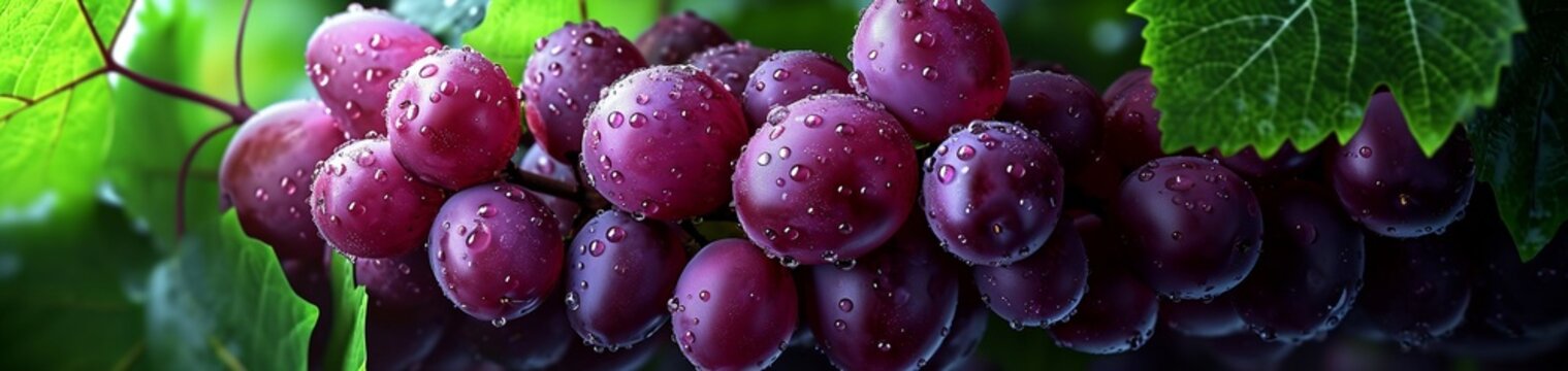 Exquisite grape background image