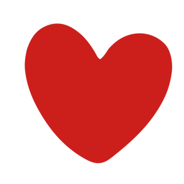 红色爱心图标