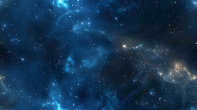 background with stars / star dust - space galaxy -Seamless tile. Endless and repeat print.