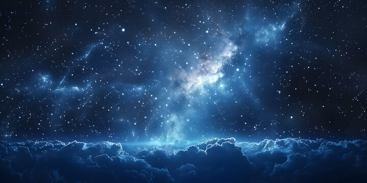 cosmic starry sky background