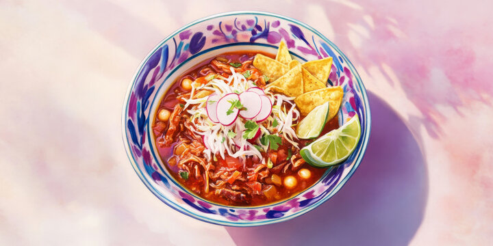 充满活力的墨西哥玉米粥