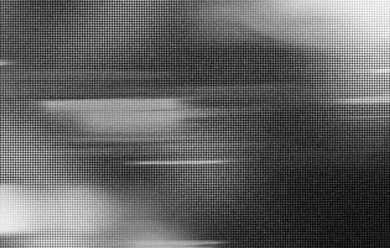 扫描纸张，半色调褪色渐变纹理。破旧半色调砂粒背景。黑白沙噪效果叠加背景